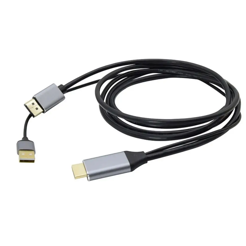 

Адаптер для монитора Шнур HDMI-совместимый с кабелем преобразователя порта дисплея HDMI 2,0 для порта дисплея для PS4/ноутбук XBox PC