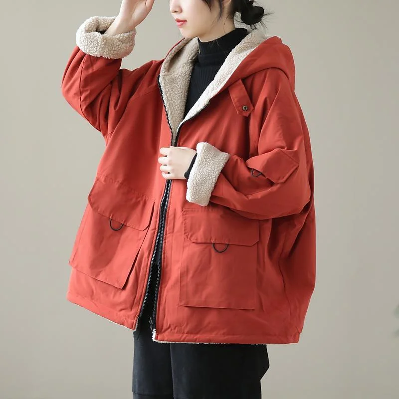 

Women Loose Leisure Hooded Coat Women's Tide Ins Autumn Winter Cotton-Padded Jjacket 2023 Female New Cotton-Padded Jacket