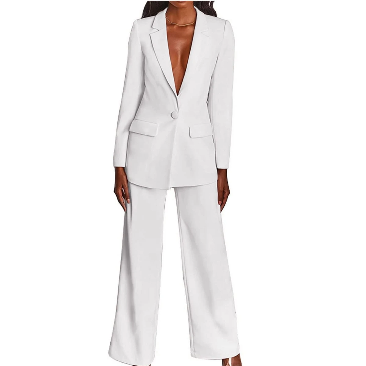 (Jacket+Pants) Formal Women Suit Set 2 Pieces Casual Tuxedo One Button Slim Fit Girl Suit For Party Prom Custom Made