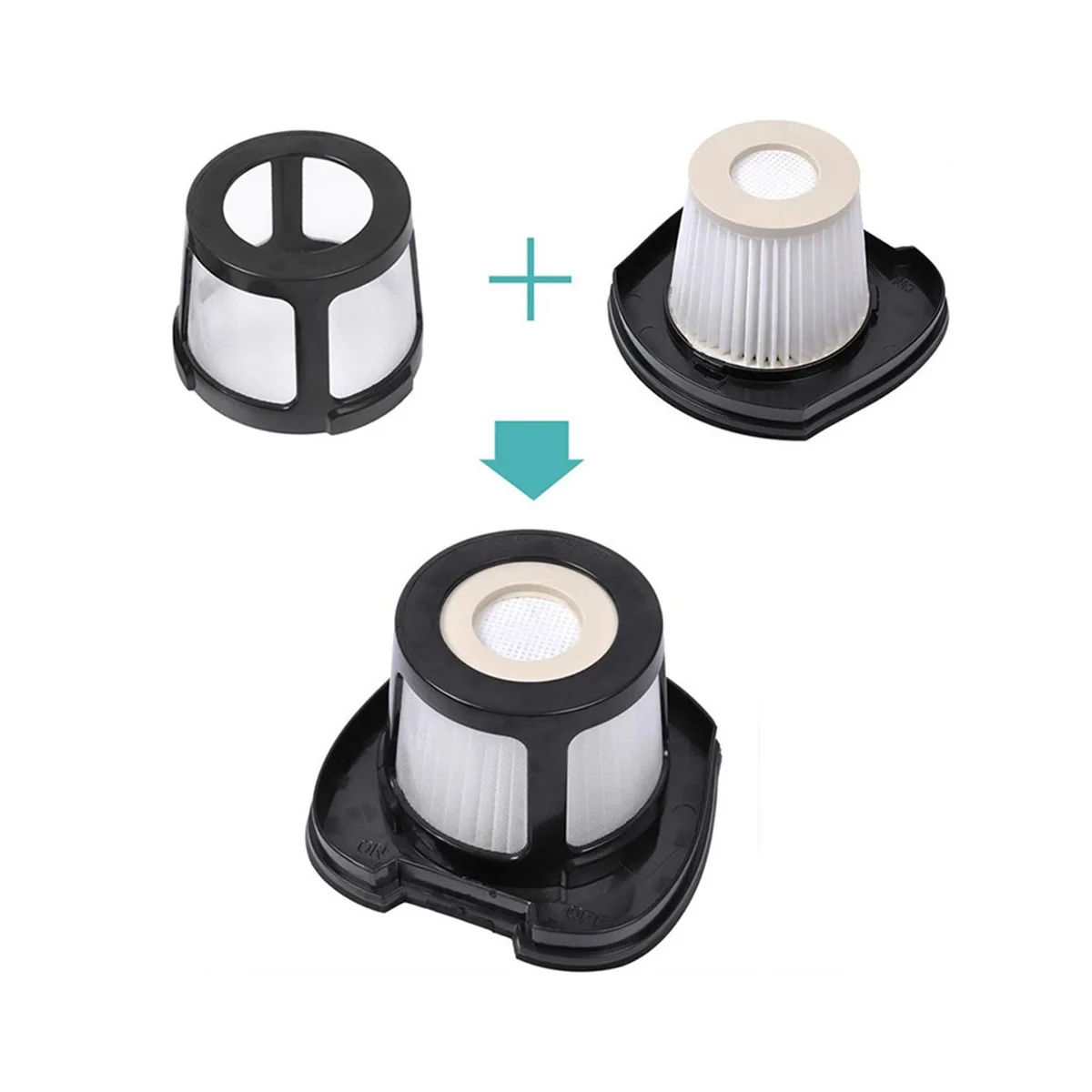 Подходит для 614212 Фильтрующие элементы Фильтр 1614203 Комплект моющихся аксессуаров