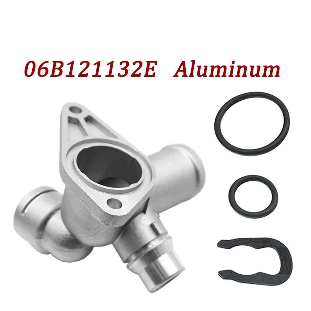 06B121132E Алюминий водяной шланг, фланец охлаждающей жидкости для Audi A4 B6 B7 S4 Seat Exeo 1.8T 2002-2008 06B121132B, 06B 121 132 E