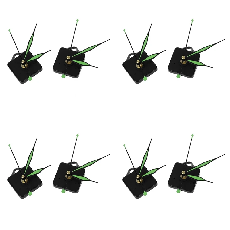 

8Pcs Luminous Quartz Clock Spindle Movement Mechanism Repair Tool Kit