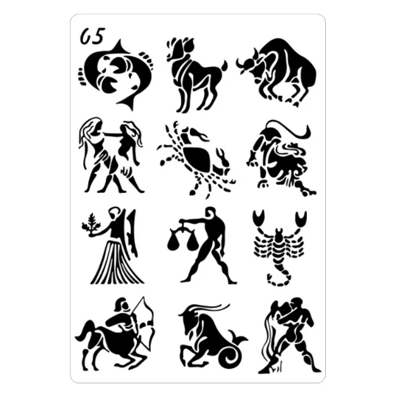 21*14.5cm Flower Animal Stencil DIY Craft Mold For Painting Template Stamped Photo Album Embossed Paper Card On Wood Fabric Wall - купить по