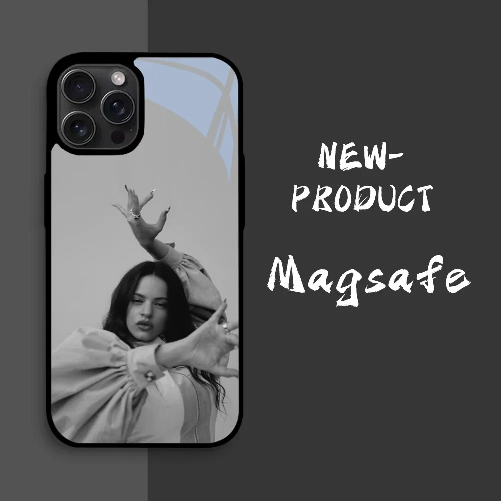 Чехол для телефона Spanish Music Singer R-Rosalia IPhone 16 15 14 13 12 11 Pro Xs Max Mini XR X 7 8 Plus Luxury Mirror Hard Funda