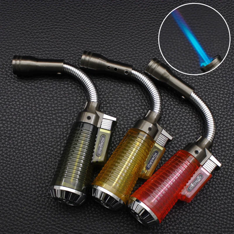 

New Flexible Lighter Plastic Visual Gas Chamber Inflatable Cigarette Lighter