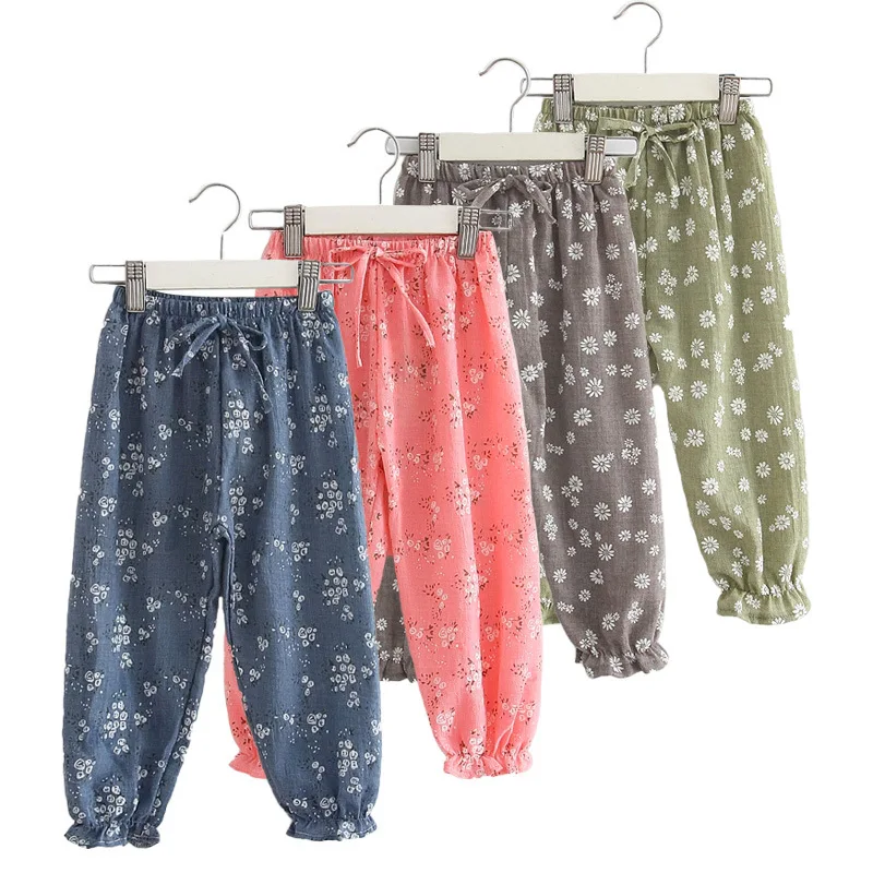 

Spring/summer 2022 Children's Leisure Anti-mosquito Boys and Girls Floral Pants In Children's Knickerbockers