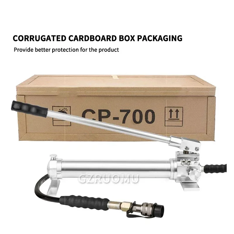 Гидравлический ручной насос высокого давления Φ 700 кг/км² куб. См с манометром