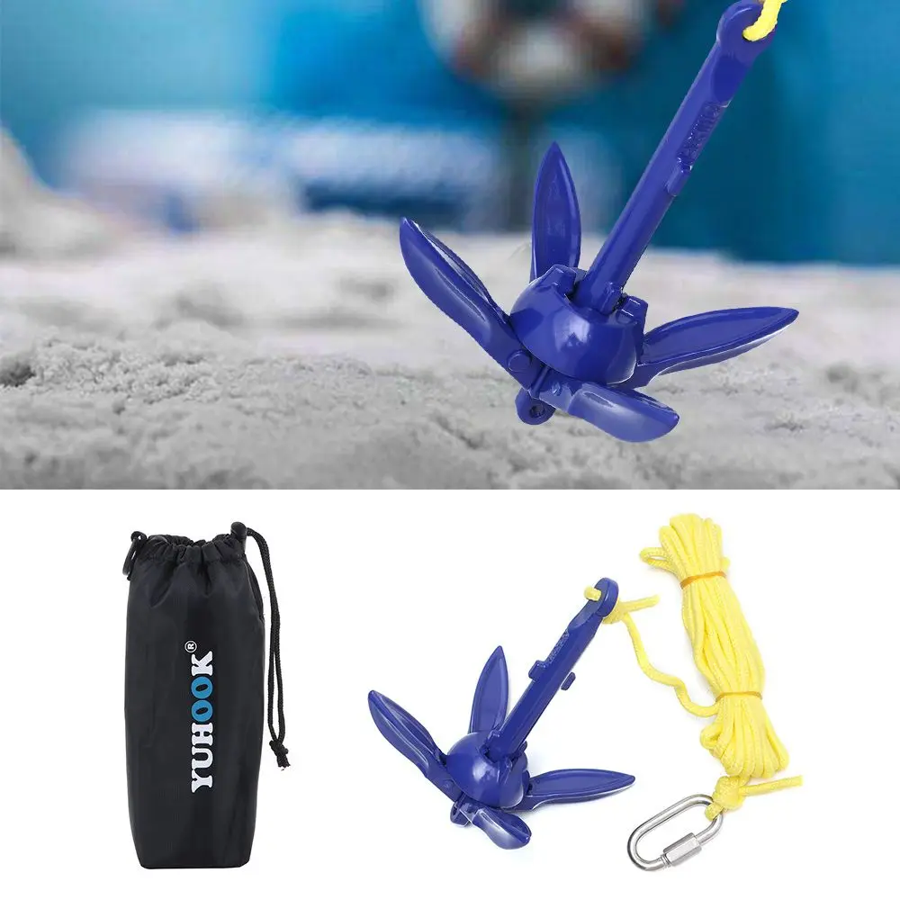 

fishing Anchor Aluminum Lightweight Universal Folding Canoe Boat Marine Kayak Anchor