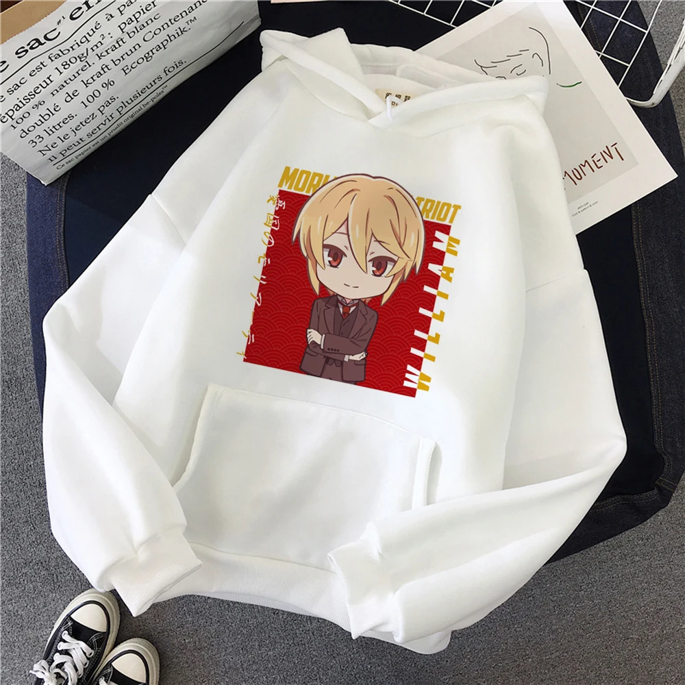 

Женские толстовки с капюшоном Moriarty the Patriot в стиле Харадзюку 2023, японский y2k, спортивный костюм в эстетике, женская одежда 90-х