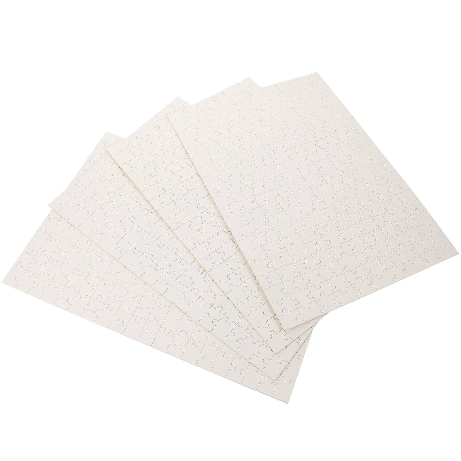 

4 Pcs Product Sublimation Blanks Products Puzzles Accessories Supplies Printing Wood Bulk Crafts