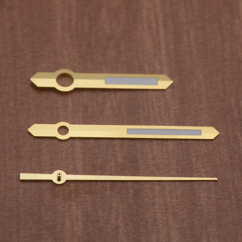 Silver Gold 8215 Watch Hands Green Luminous Fits Miyota 8205 8215 Movement Mingzhu DG 2813 Movement Men Watch Replace Pointer