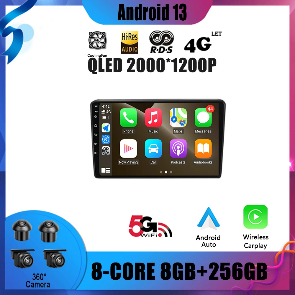 

Android 13 Car Radio Multimedia Video GPS For Hyundai H1 TQ (2007 - 2015) Navigation No 2 Din DVD Player