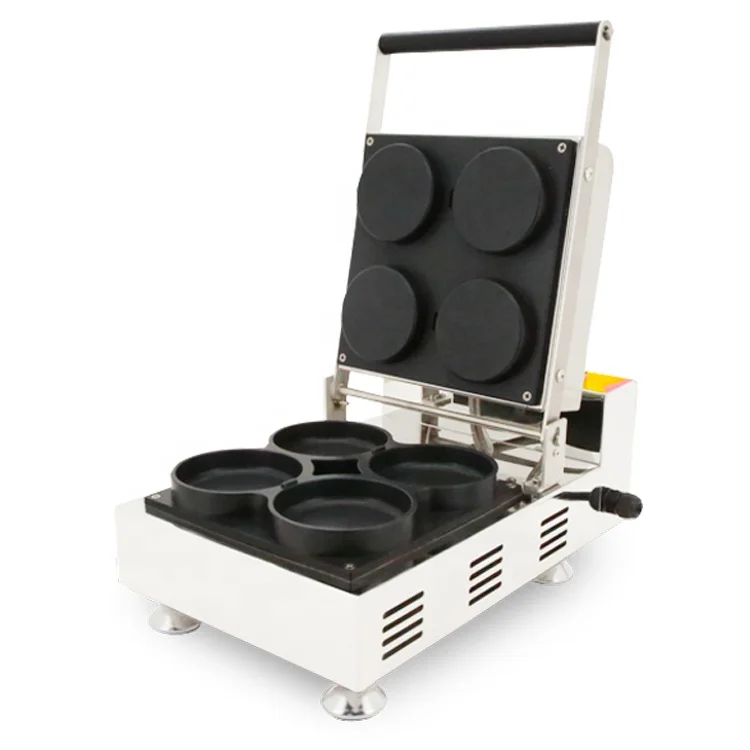 

electric mini pizza cone maker stainless steel pizza cup cake press making oven machine