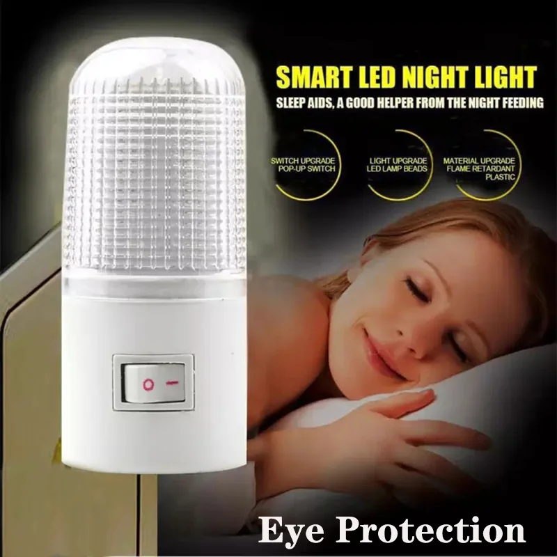 

LED Night Lights for Kids Room Baby Energy Saving Ultra Bright Night Lamp Plug Wall Mounting Light Bedroom Home Living Room Lamp