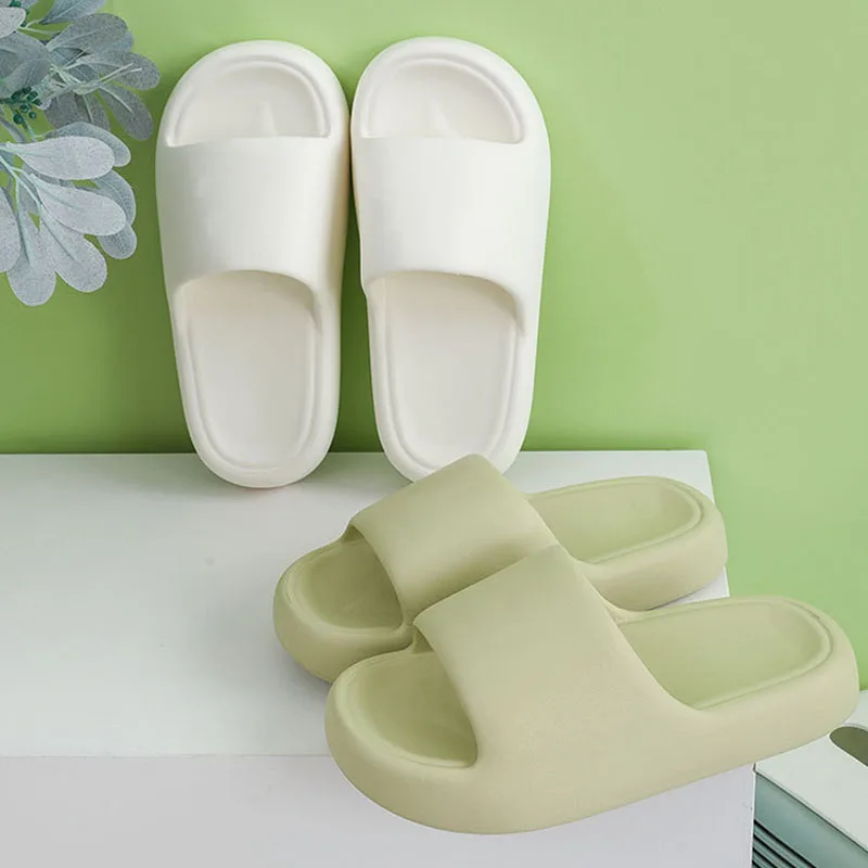 Xiaomi Thick Platform Slippers Women Indoor Bathroom Slipper Soft EVA Anti-slip Lovers Home Floor Slides Ladies Summer Shoes