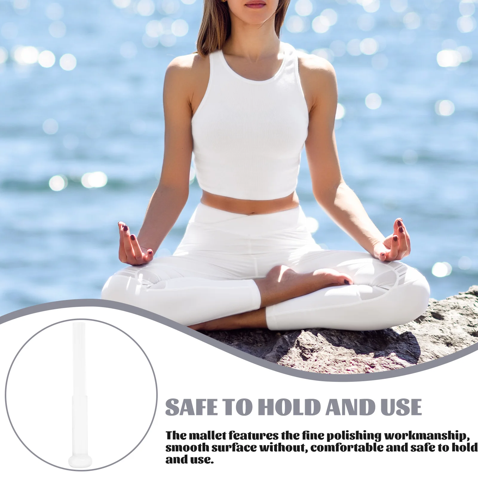 Хрустальная чаша Будда Звуковые палочки Акриловый молоток Поющие молотки Музыка