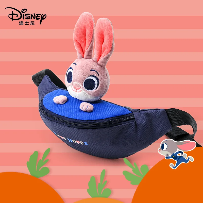 Disney's New Donald Duck Waist Bag Students' Versatile Fashion Chest Bag Men's and Women's Bag Single Shoulder Bag Messenger Bag