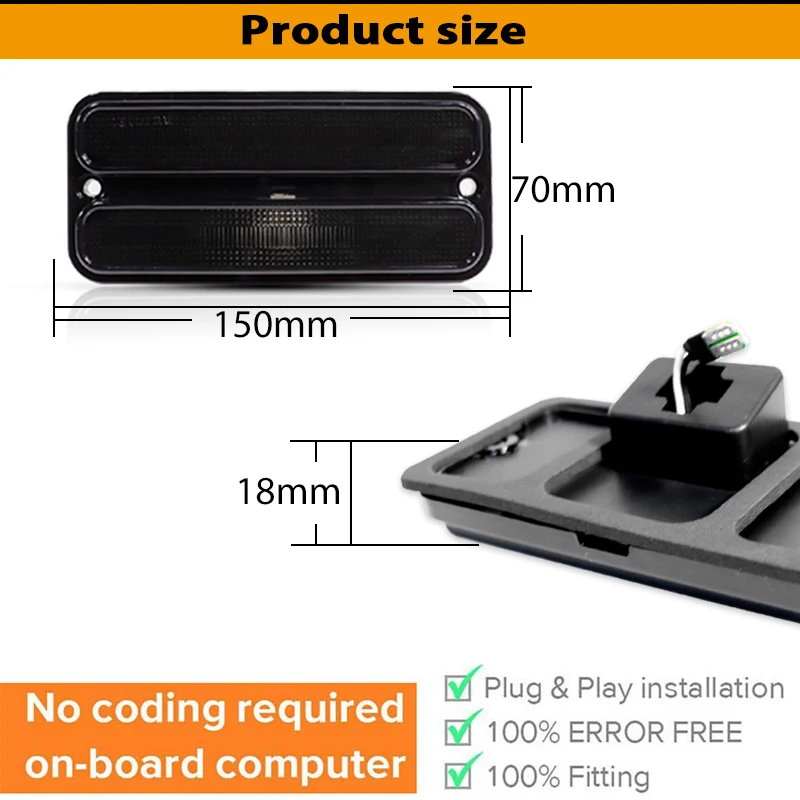 Автомобильные передние и задние боковые габаритные огни для 1968-1972 Chevy Blazer C10 C20