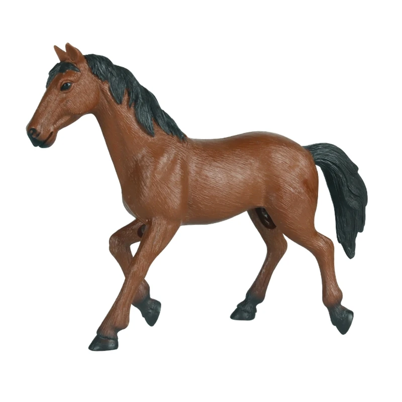 

19cm Miniature World Famous Horse Model Figure Running Horse Interactive Realistic Statue Office Desktop Decoration 2022 New