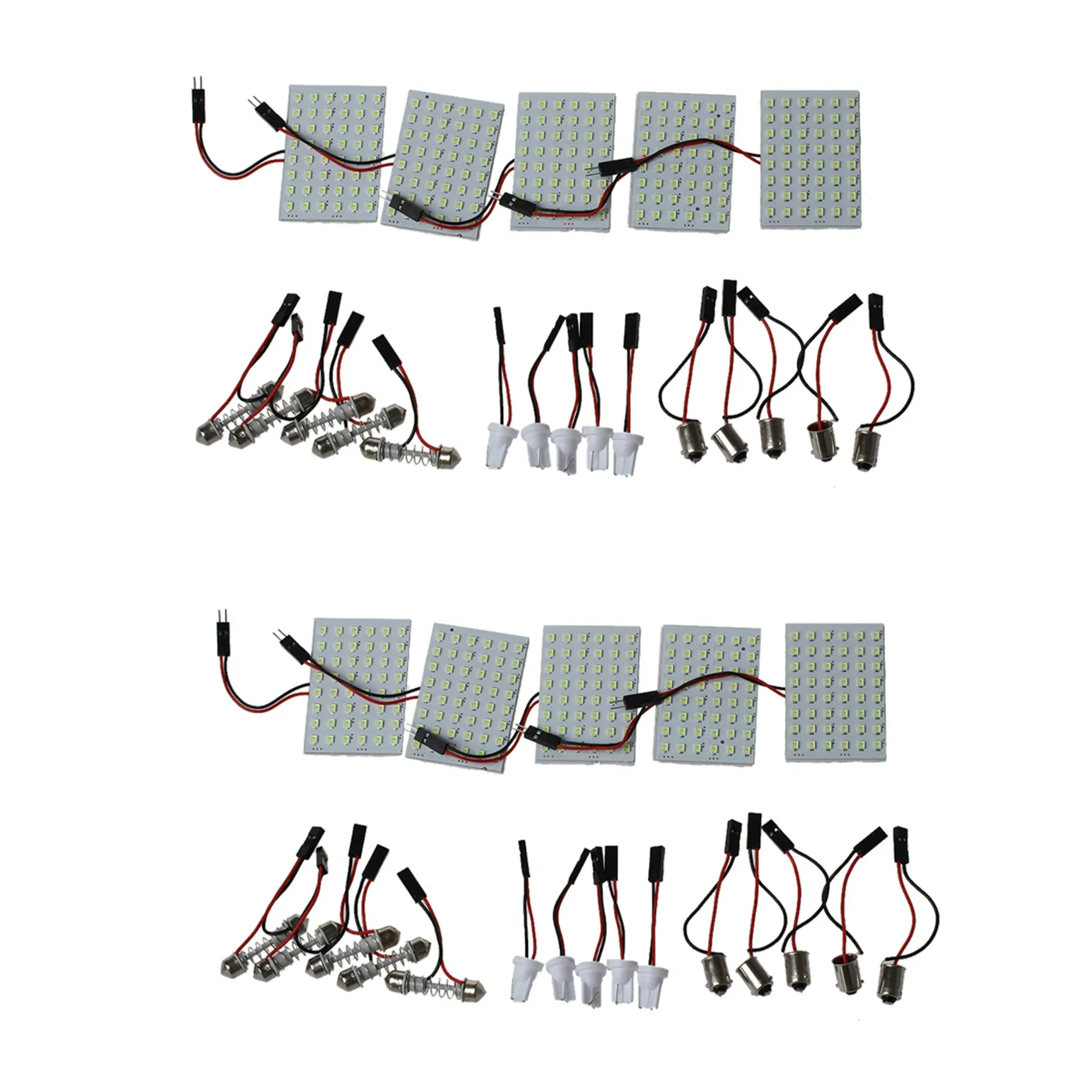 

10 шт., автомобильные лампы для внутреннего интерьера, 12 В