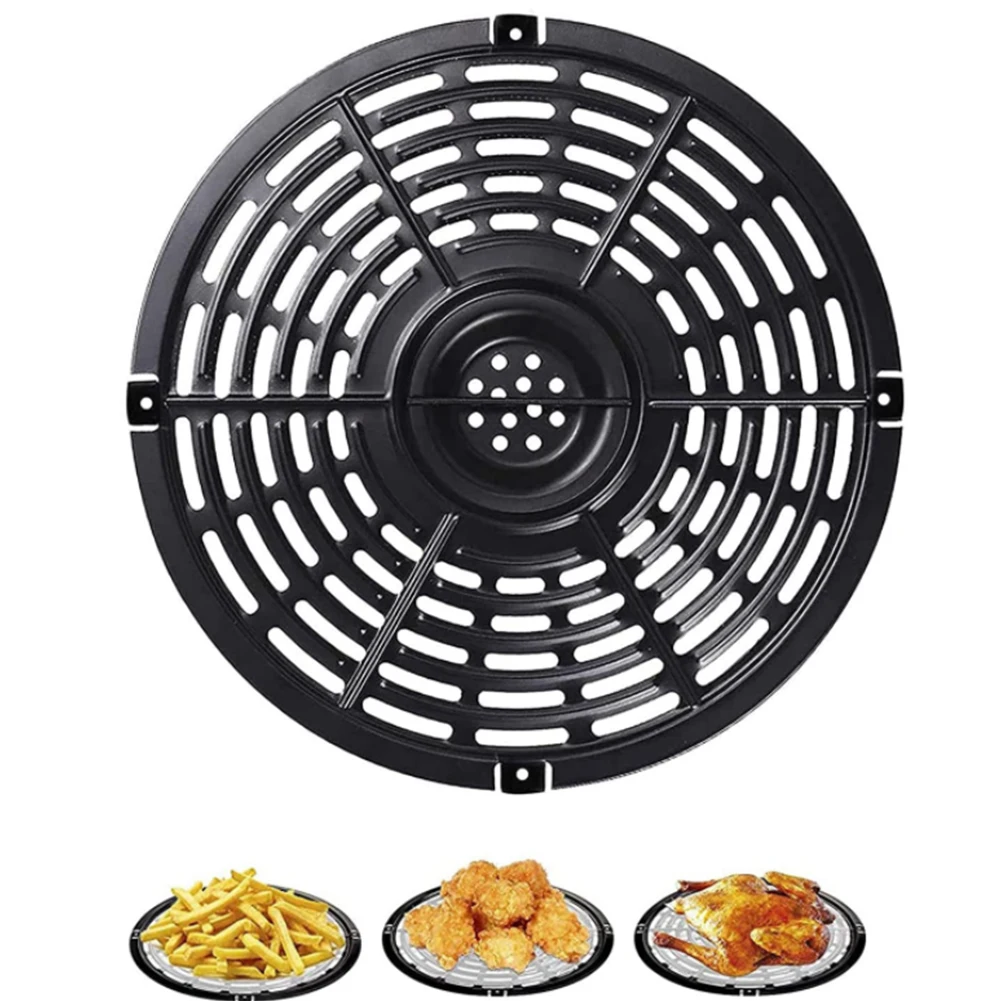 

16/18/20/20.5CM Air Fryer Basket Replacement Grill Air Pan For Power Dash Air Fryer Part Crisper Plate Non-Stick Airfryer Access