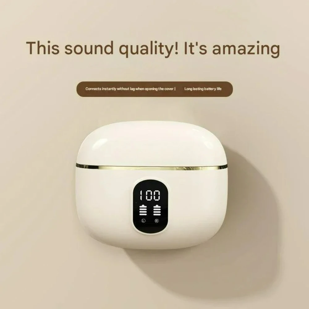 Фото Оригинальные наушники Sony с HIFI-стереозвуком, Bluetooth 5.3, с индикатором заряда, шумоподавлением, совместимые с Samsung. №3