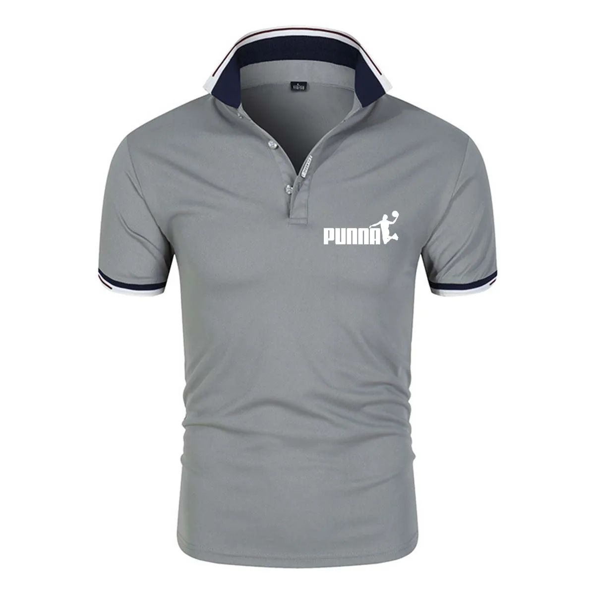 Европейская и американская мужская хлопковая рубашка-поло с вышивкой Новинка