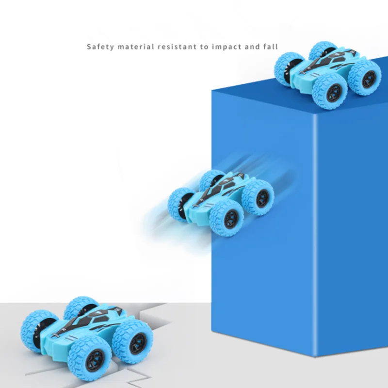 Детские игрушки Автомобиль на трении из ABS с двумя сторонами инерции Четырехколесный привод Большая игрушка Big Foot Внедорожник для детей Hot Wheels Stunt.