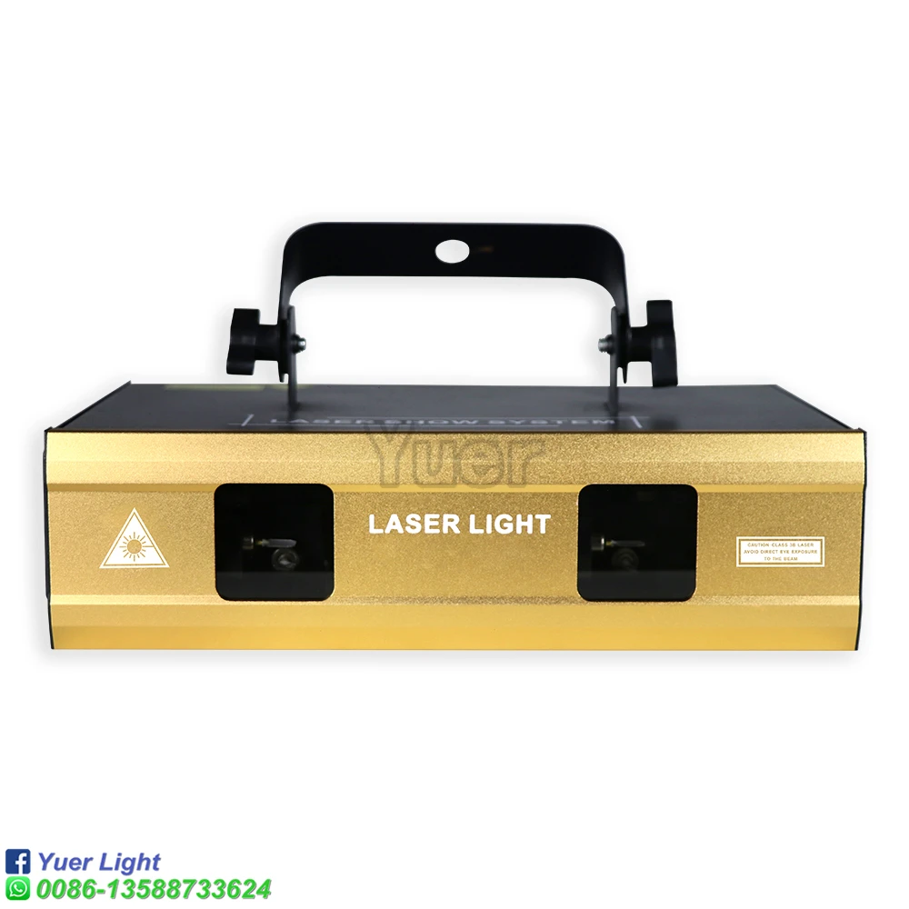 Праздвечерние чный лазерный прожектор с двойной головкой сценическое