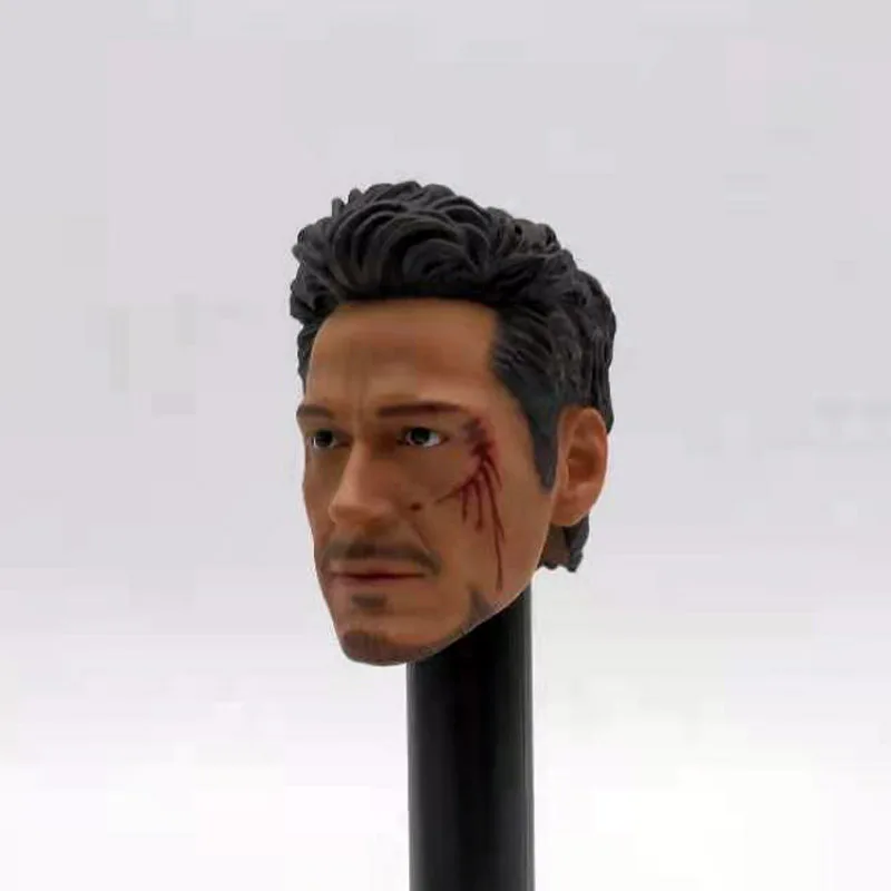 

1/6 Scale Tony Head Sculpt War Damage Bleed Vesion Head Sculpt for 12in action figure toy