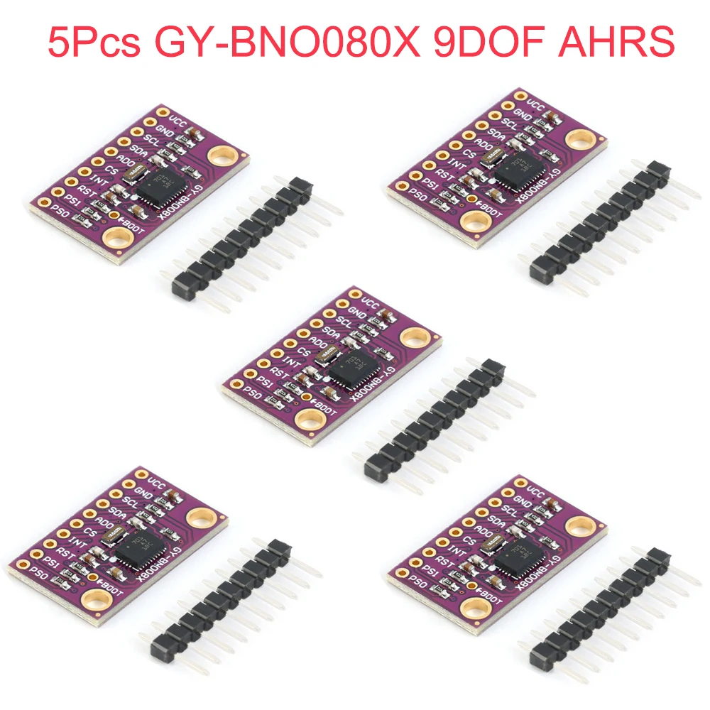 5 шт. GY-BNO080X BNO080 Breakout AR VR IMU девять осей 9DOF AHRS сенсорный модуль 9-осевой Высокоточный акселерометр гироскоп магнитометр