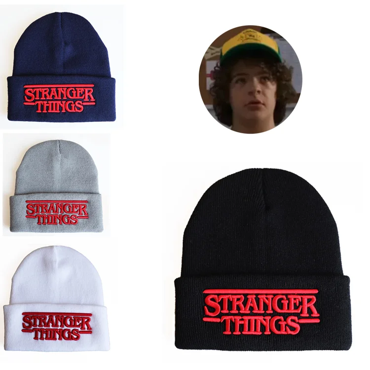 

Stranger Things 4 Cycling Warm Cap Dustin Montauk Steve Jason Monster Cosplay Knitted Hat Outdoor Sports Party Gift