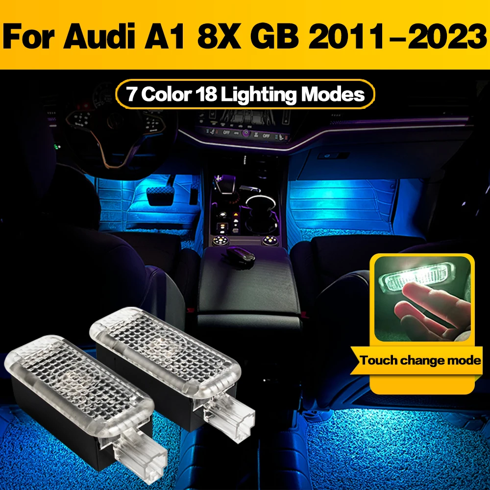 Светодиодная атмосферная лампа для автомобиля Footwell украшение интерьера Audi A1 8X GB