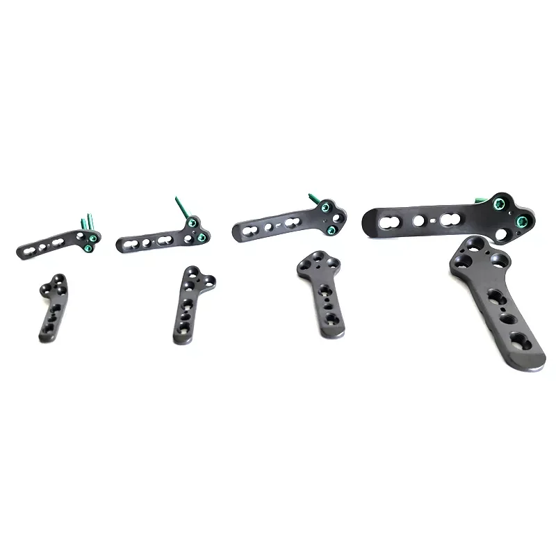 

Высококачественные титановые Ветеринарные Медицинские Ортопедические имплантаты, изогнутая пластина 2,0/2,4/2,7/3,5 мм