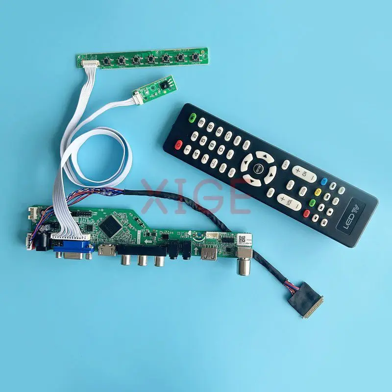 

For B125XW01 B125XW02 LP125WH2 LCD Driver Controller Board 12.5" Kit TV Analog Laptop Panel LVDS 40-Pin 1366*768 USB+AV+HDMI+VGA