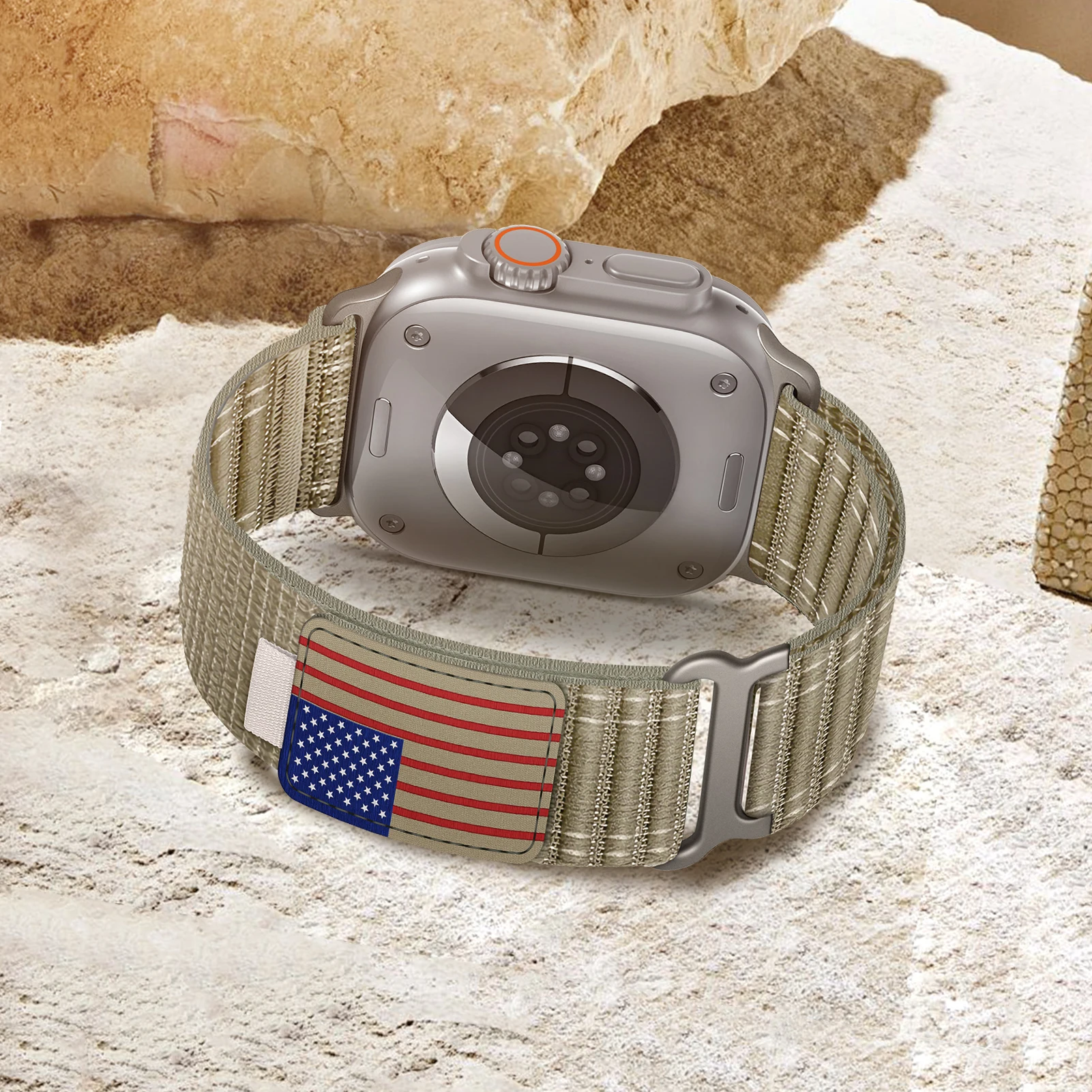 Ремни с петлей Trail для Apple Watch Band 44 мм 46 40 45 49 42 41 Нейлоновый спортивный браслет iWatch