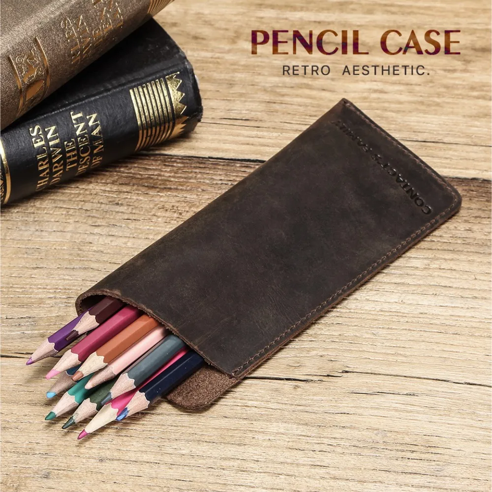 Case Office School Supplies Pouch Pen Bag Creative Gift