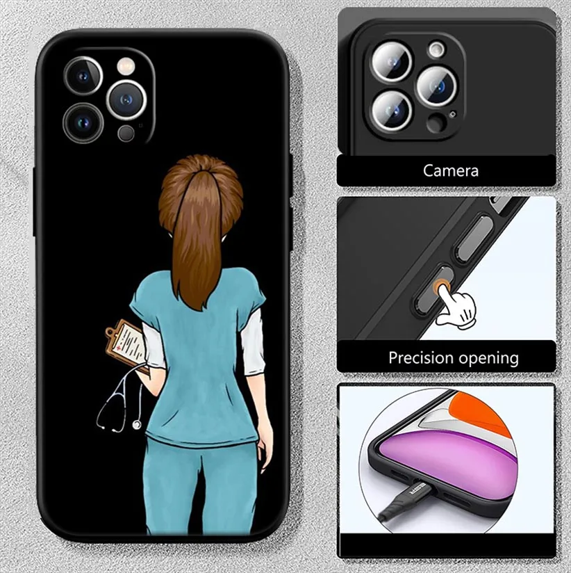 Чехол для телефона с докторской медсестрой Samsung Galaxy A05 A05S A12 A13 A15 A33 A53 A73 M15E M55 S10 S10E S20