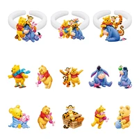 disney interesting winnie the pooh tigger ring white rings resin acrylic rings girls boys party decoration ring ornaments fzs438