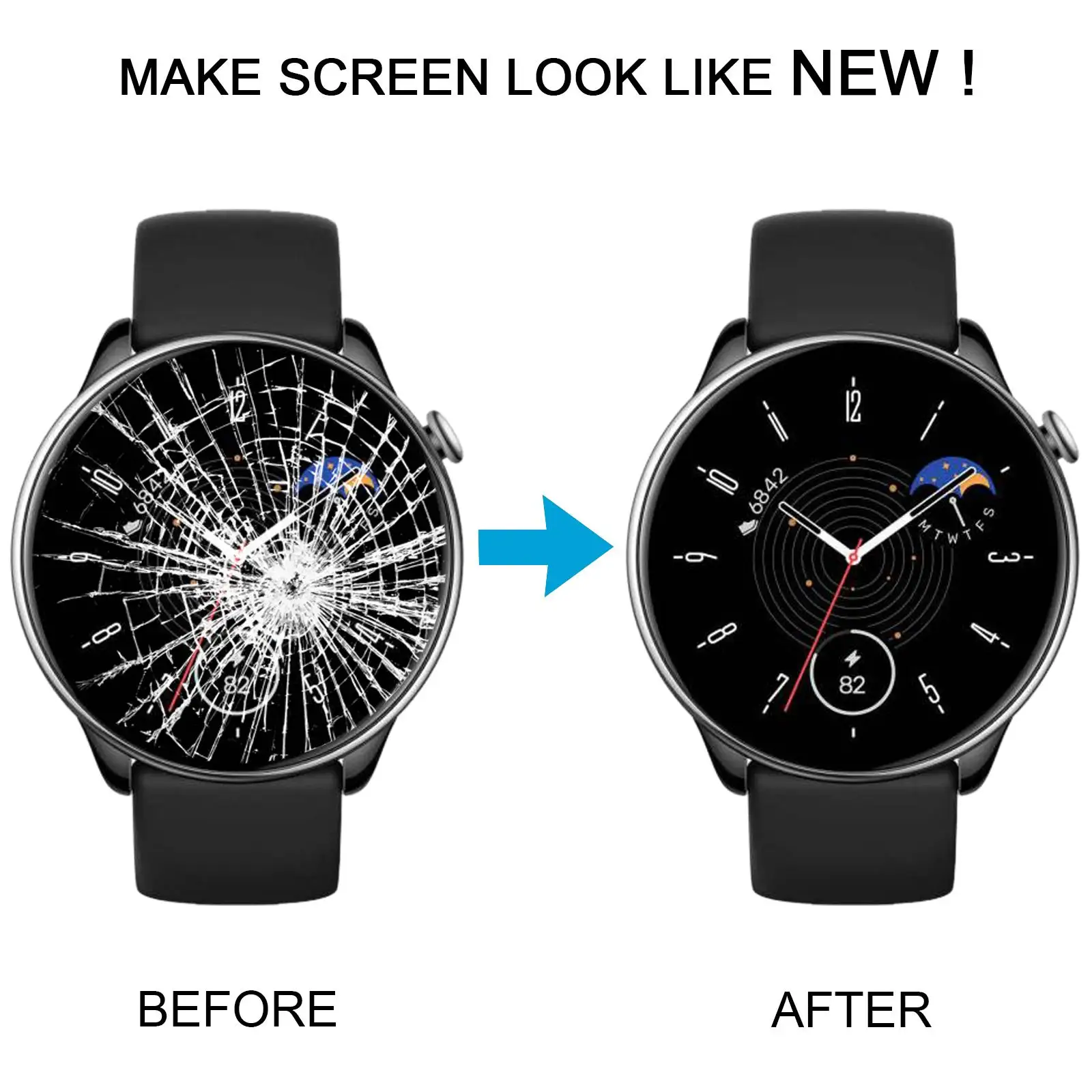 Оригинальный AMOLED LCD-экран для умных часов Amazfit GTR Mini 42мм 2023, сенсорный дисплей, запасная часть для ремонта (art.: 3920d83ee91b2) - 3920d83ee91b2