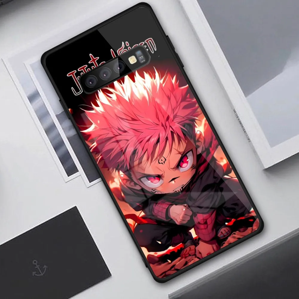 Мобильный телефон JJK Ryomen Sukuna модель Samsung S24 S23 S22 S21 Pro Ultra A13 A33 A53 NOTE 20 PC стеклянный