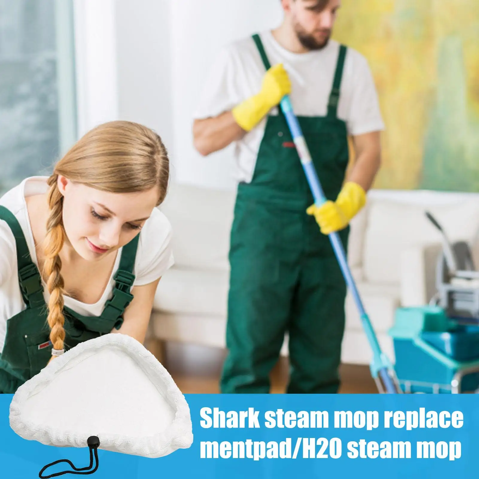 

Steam Mop Covers Triangle | Washable H20 Steam Mop Pads Replacement | X5 Mop Accessories, Home Clean