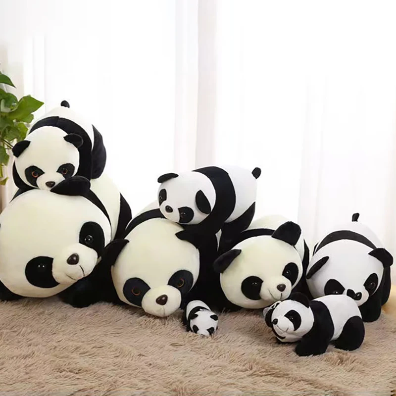 

Panda Plush Toy Space Panda Soft Plushie Toy Anime Cartoon Stuffed Dolls Peluche Pillow Children Kids Birthday Christmas Gifts