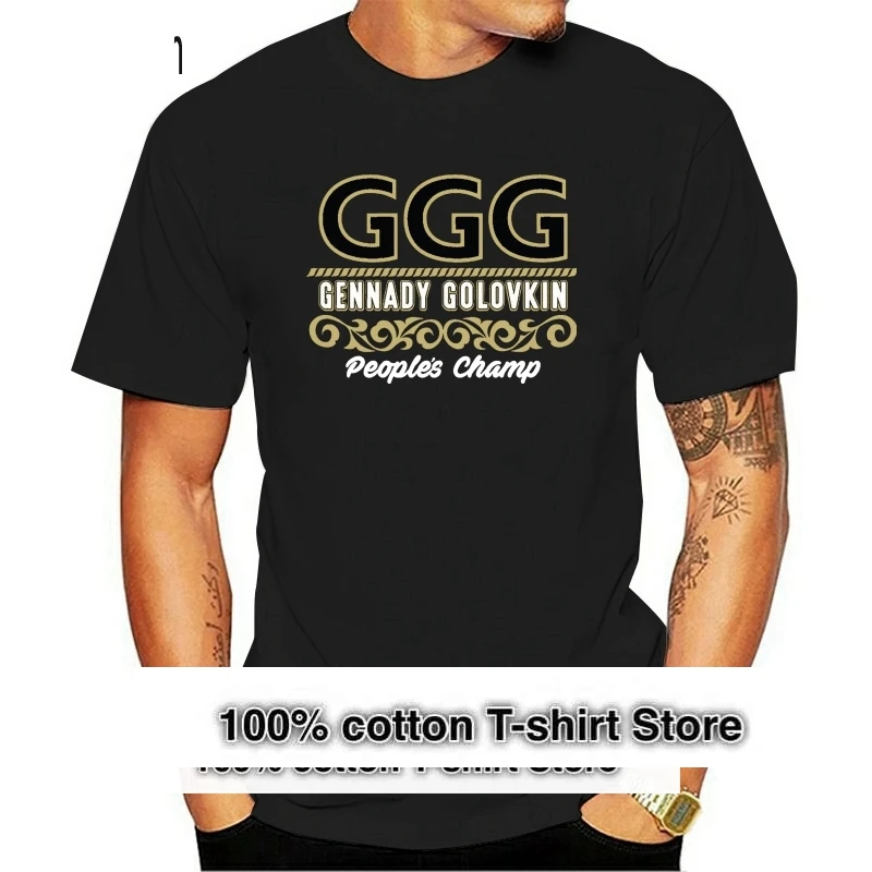 

NEW! GGG Gennady Golovkin People Champ Black T-Shirt