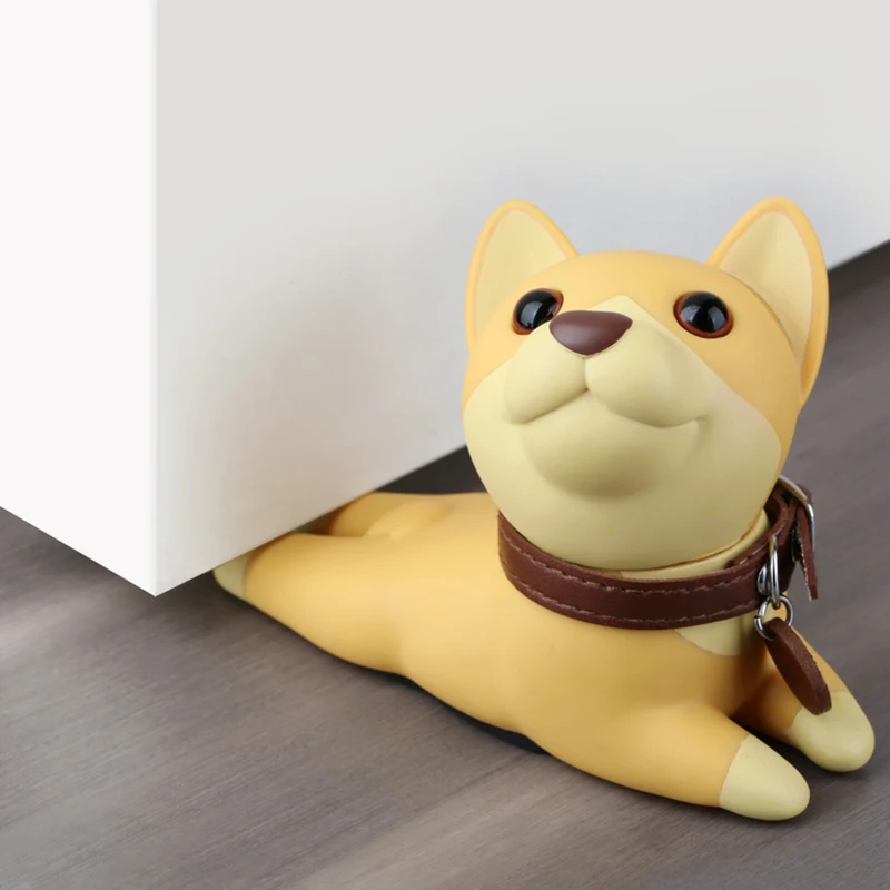 

Silicone Cartoon Dog Door Stopper Safety Children Protection Creative Door Stop Finger Protecter Animal Crash Pad Home Furniture