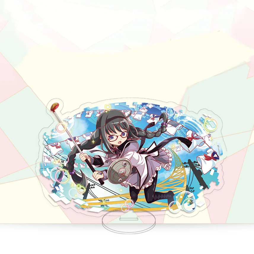 Акриловая фигурка-подставка 15 см из аниме «Мадоку-ми» (Puella Magi Madoka Magica), держатель для косплея, топпер, мультяшный подарок на день рождения для фанатов, рождественский подарок (art.: 3920d4f7c5bd2) - 3920d4f7c5bd2