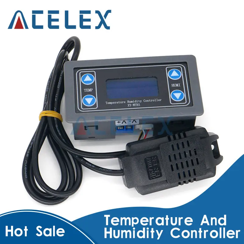 Термостат Цифровой с ЖК-дисплеем, 10 А, 6-30 в