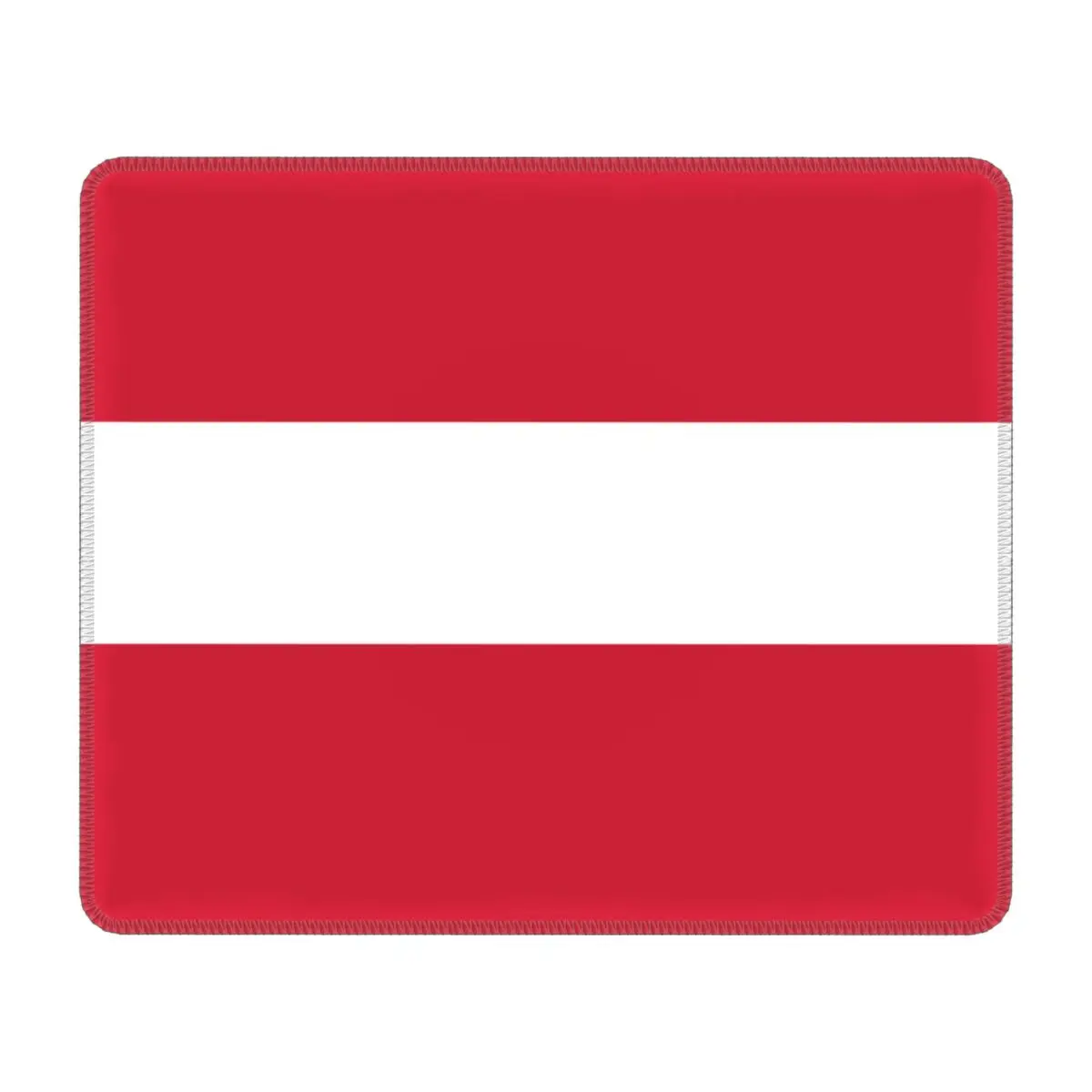 

Коврик для мыши с австрийским флагом, Нескользящий Резиновый коврик для мыши с прочными прошитыми краями для геймерского стола, коврик для ...