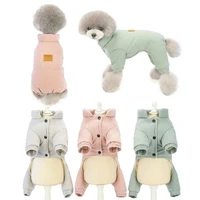 thicker winter warm clothing pet supplies outfits parkas puppy coat pet jacket dog clothes jumpsuit