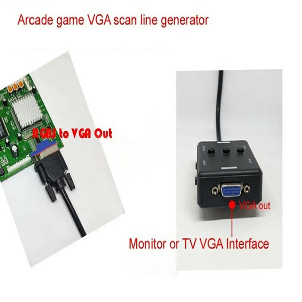Классические запасные части конвертер VGA Scanline Генератор Электронный